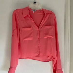 Cropped Express Portofino Shirt, Size Large